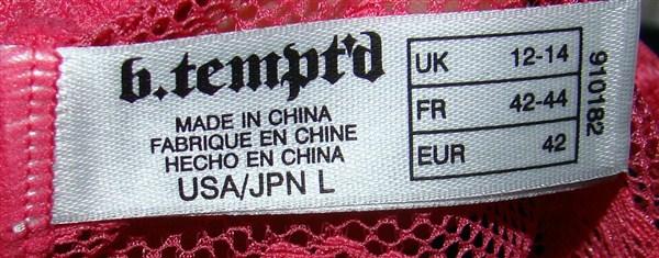 NEW Wacoal b.tempt'd 910182 Lace Kiss Peach Bralette Sz Large 110643