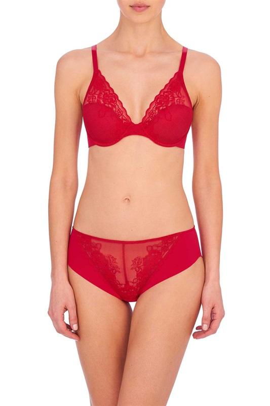 NWOT Natori 34H AVAIL FULL FIT CONVERTIBLE BRA 741258 Red 110724