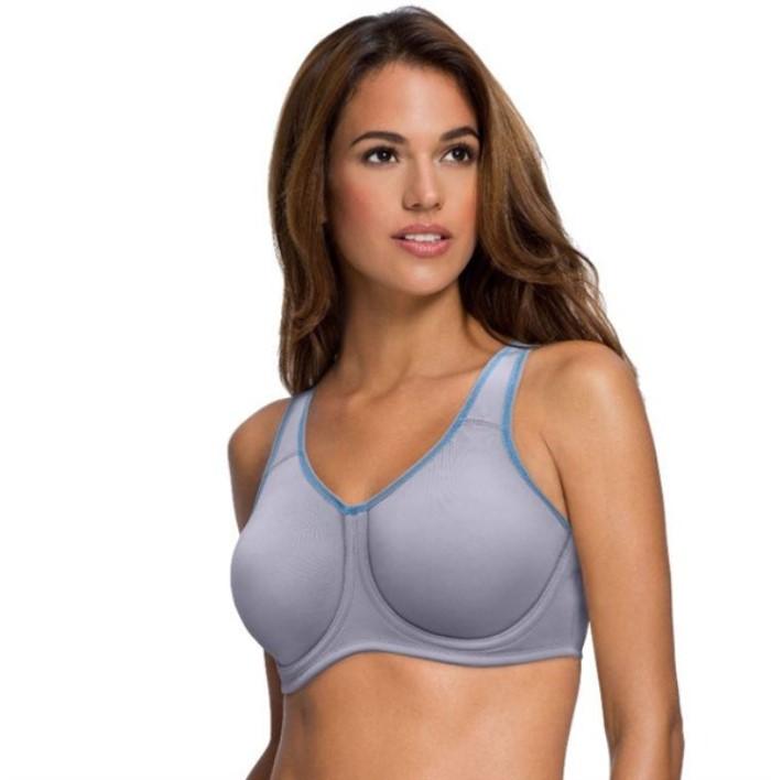 PO Wacoal 32G Gray Sport Underwire 855170 Free Shipping 110726