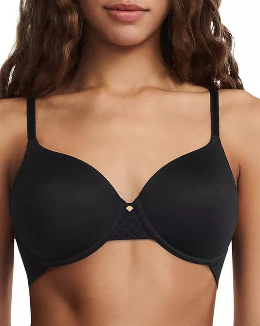 NWOT Chantelle 32H Norah Chic T-Shirt Bra 16M6 Black 110735