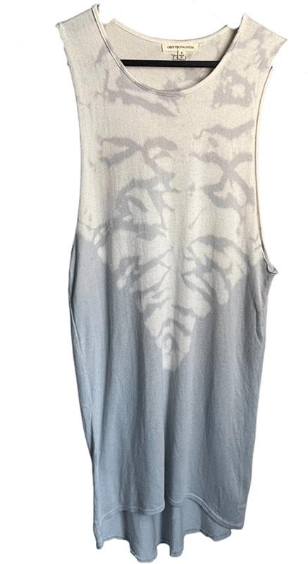 NWOT Obey Propaganda S Sleeveless Scoop Neck Tie Die Knit Tank Dress 110771
