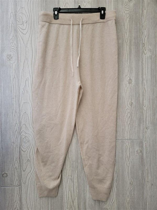 New PJ Salvage Follow The Stars Camo Peachy Jersey Joggers Pants MD Ivory