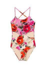 NWT Pilyq PQ 2 Girls Desert Rose Cutout 1Pc Swimsuit 110795