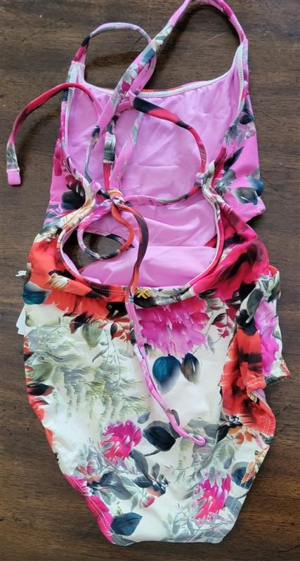 NWT Pilyq PQ 2 Girls Desert Rose Cutout 1Pc Swimsuit 110795