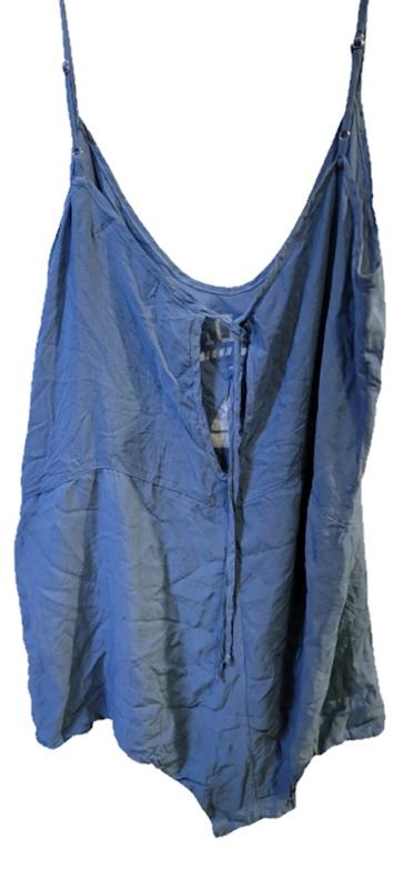 NWOT Wildfox M Yacht Club Rio Romper Playsuit Blue 110808