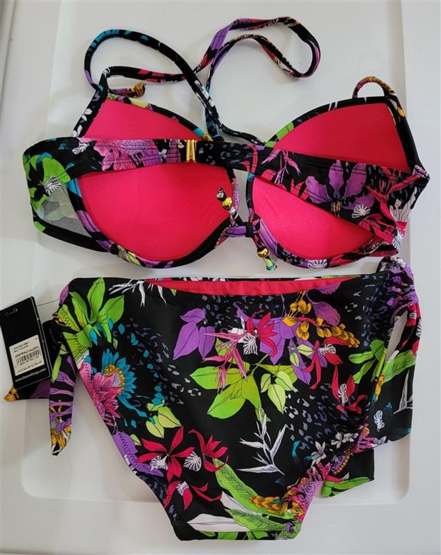 NWT Bras N Thing 10 AU Underwired Tropical Bikini Swim Set 110809