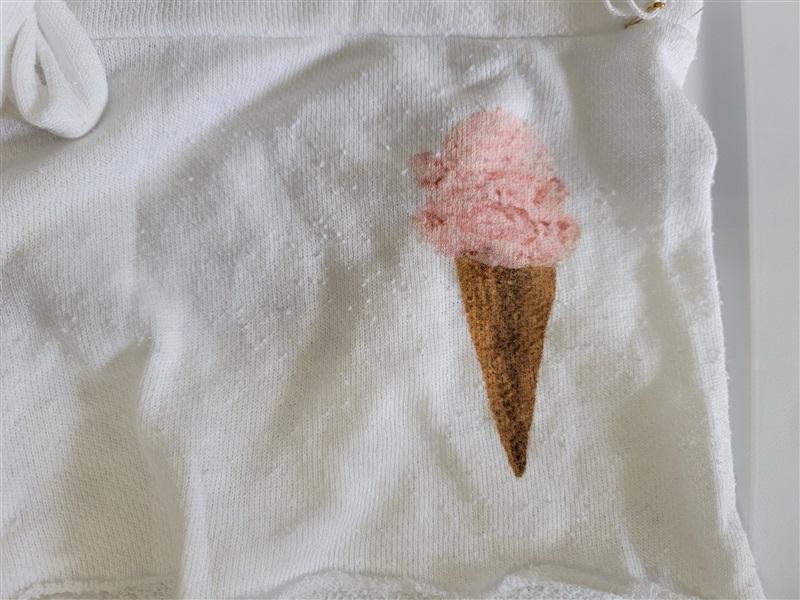 NWT Wildfox Sm Breakfast Shorts Strawberry Ice Cream 110817