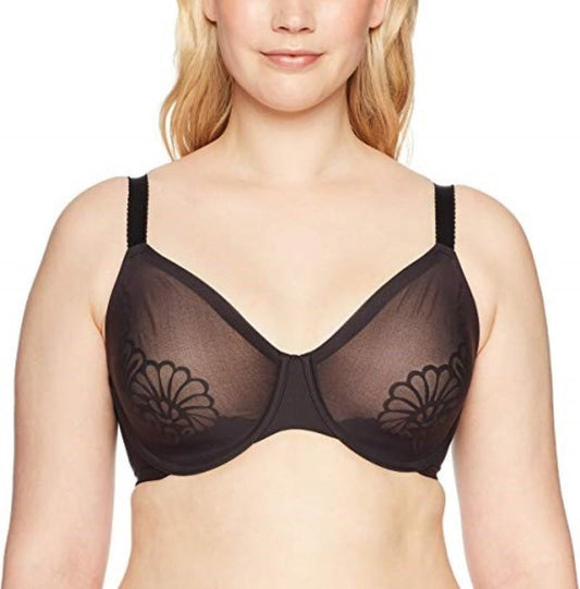 NEW Bali 34DD Beauty Lift Natural Lift Underwire Bra 6563 Black #111137