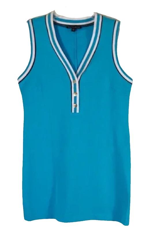 NWOT Boston Proper M Sleeveless Color Block B Active Dress 111150