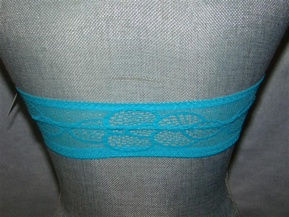 New Calvin Klein CK One MD Cotton Lace Bandeau QF1165 Blue #111163