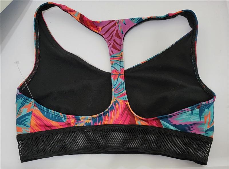 NWOT Onzie Rainbow Palm Leaf Sports Bra SM 111183