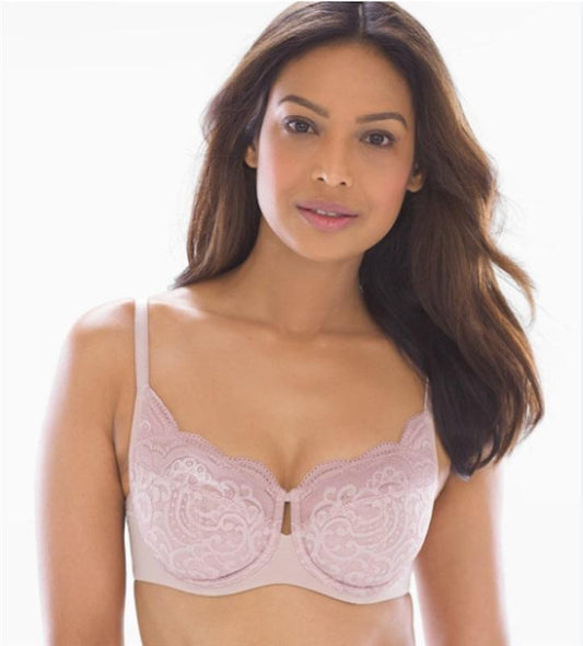 NWOTD Soma 34DD Modal Lace Full Coverage Bra Pink 111431