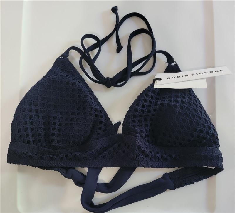NWT Robin Piccone Cameron S Crochet Bikini Swim Top 111434