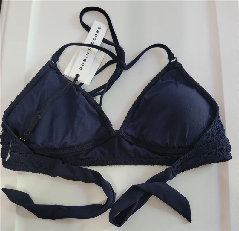 NWT Robin Piccone Cameron S Crochet Bikini Swim Top 111434