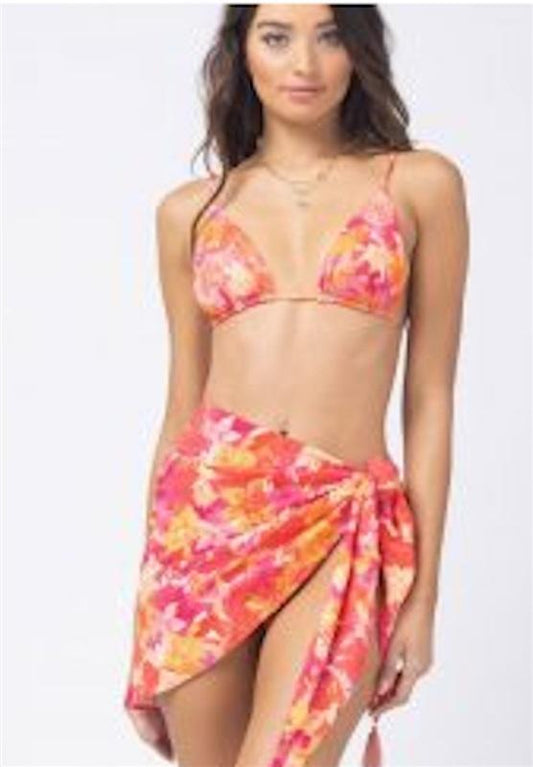 NWT L*Space S Into The Tropics Eco Chic Econyl Brittany Bikini Top 111448