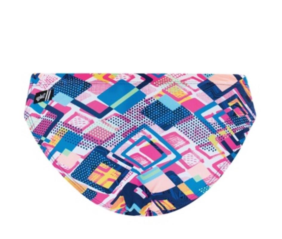 NWOT Dolfin L Revibe Geo Remix Strappy Bikini Swimsuit Bottoms 111451