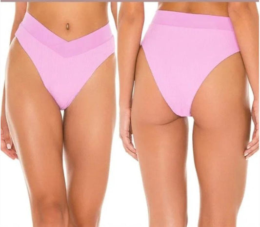 NWT L*Space XL BOTTOM BITSY Court Bottom Bikini Swim Purple 111469