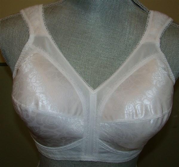 NWOTD Playtex 18 Hour 54C Original Comfort Strap Wirefree Bra 4693 White 111561