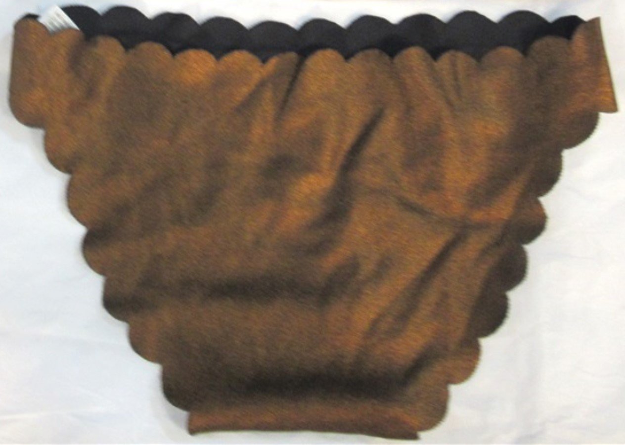 NWT Pilyq S Copper Reversible Seamless Wave Bikini Swim Bottom 111634