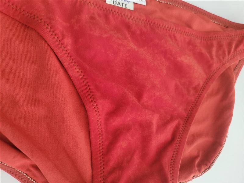 NWOT Robin Piccone Ava M Orange Solid Bikini Swim Bottom 111694
