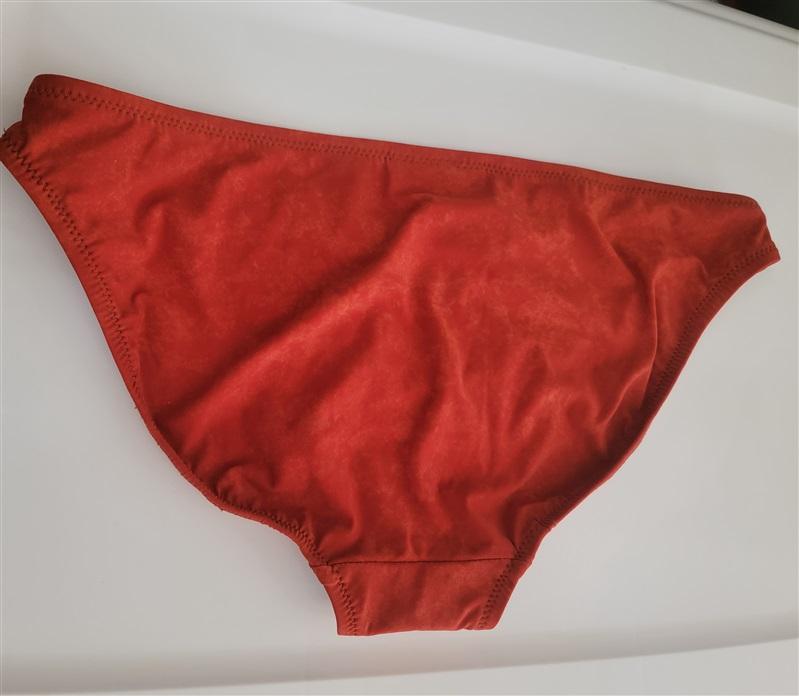 NWOT Robin Piccone Ava M Orange Solid Bikini Swim Bottom 111694