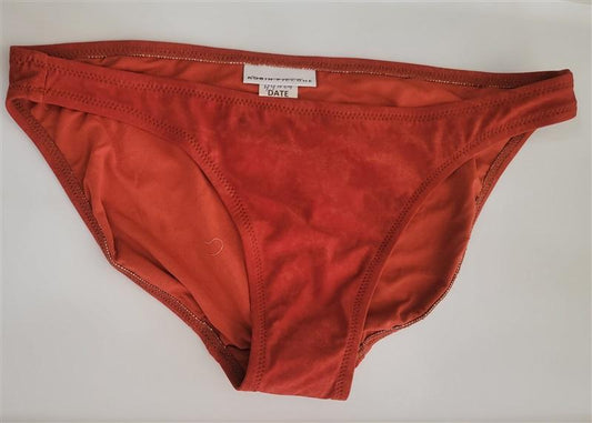 NWOT Robin Piccone Ava M Orange Solid Bikini Swim Bottom 111694
