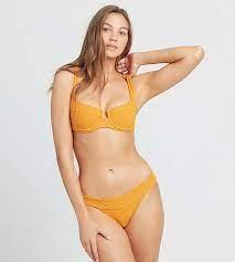 NWT L*Space SM Seaesta Surf Camellia Gingham Plaid Bikini Swim Top 111437