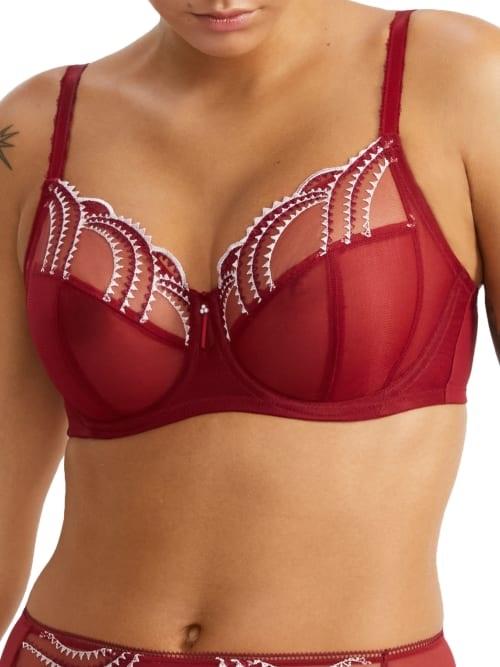 NWT Wacoal 36D Evocative Edge Underwire Bra 855304 Red 111801