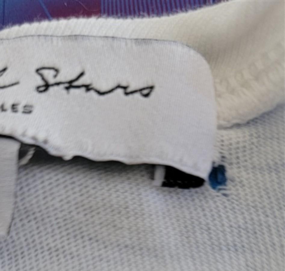 NWOTD Michael Stars XS Sloane White Rolled Sleeve T Shirt 111893