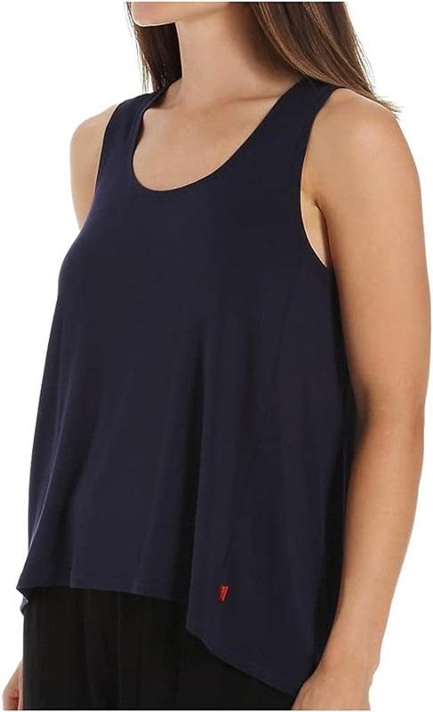 NWT Natori Jose XL Scoop Neck Swing Tank Top Blue 112013