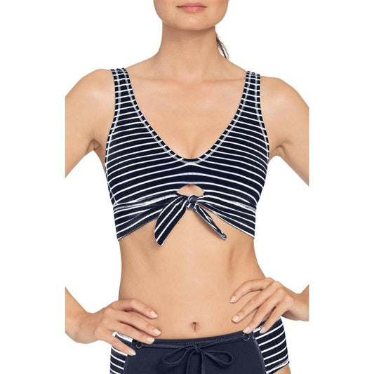 NWT Robin Piccone Sophia 8 Crochet High-Neck 1PC Swimsuit 110561