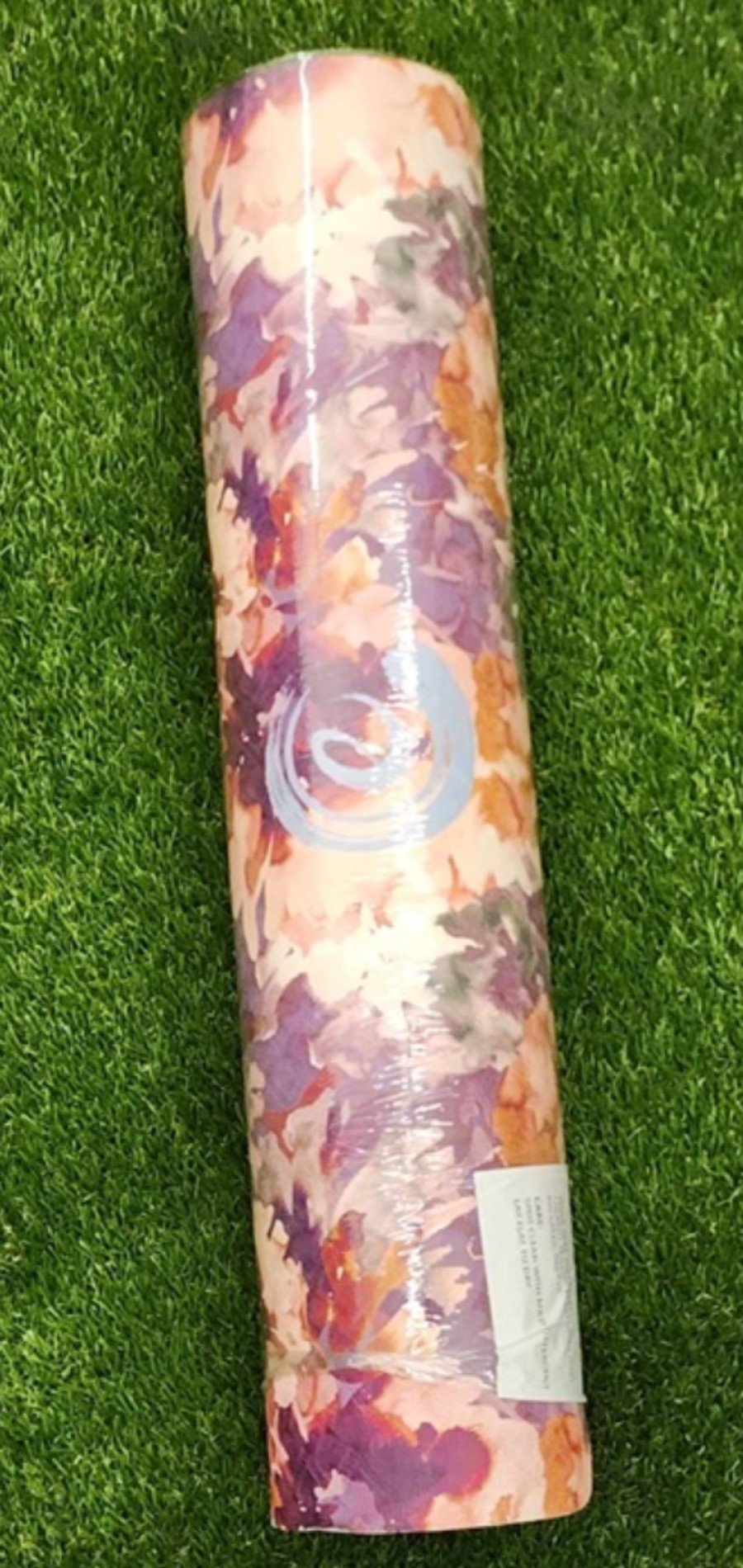 NWT Calme Violetta Floral Yoga Mat & Bag 112068
