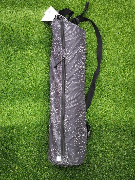 NWT Calme Constellation Black Shooting Stars Yoga Mat & Bag 112071