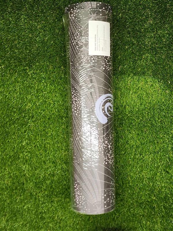 NWT Calme Constellation Black Shooting Stars Yoga Mat & Bag 112071