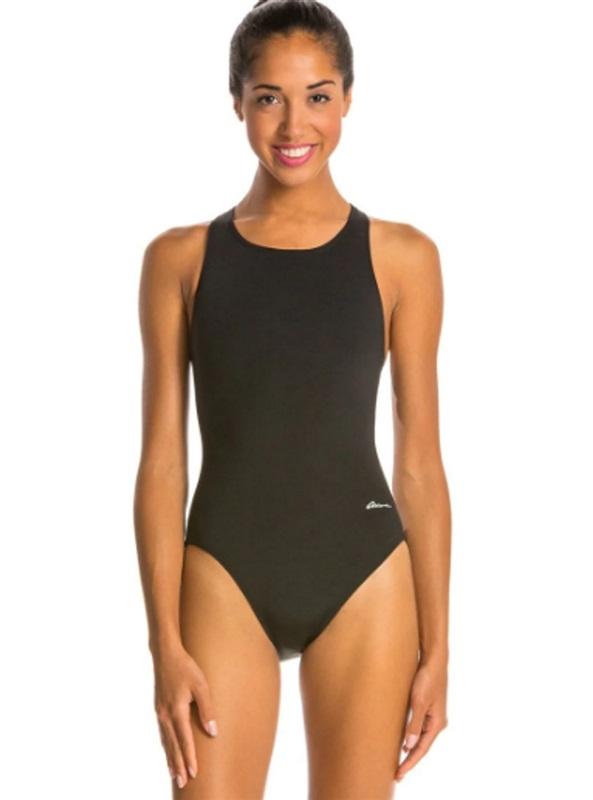 NWT Dolfin 30 Ocean Basic Solid Royal Performance Back 1 PC Black 112105