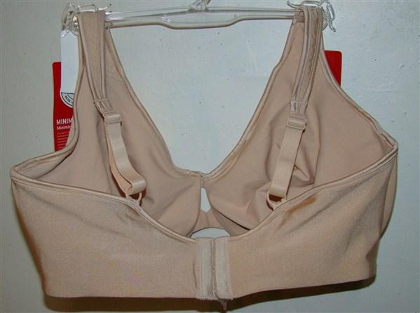NWPT Lilyette 34D Keyhole Beige Underwire Minimizer 0904 Bra 112180
