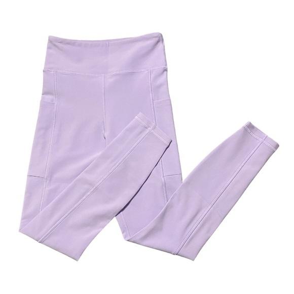 NWT Calme XS ENDURANCE HIGH WAIST LEGGING 7/8 Purple 112193