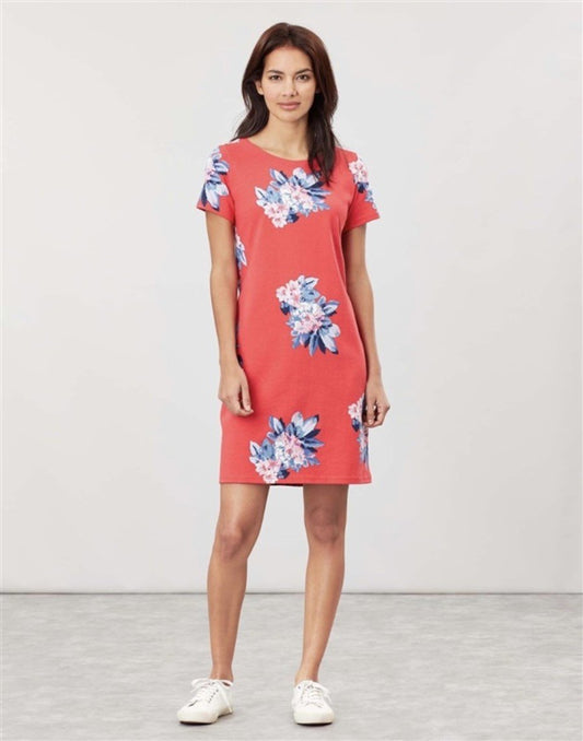 NWT Joules 6 Riviera Red Floral Print Dress 112220
