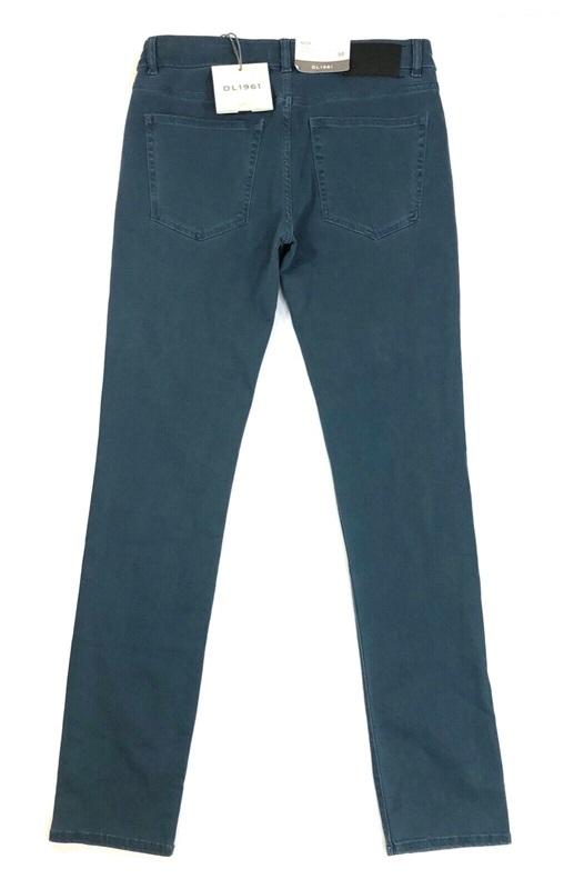 NWT DL1961 28 MONTANA Nick Slim Fit Jeans Blue Green 112250