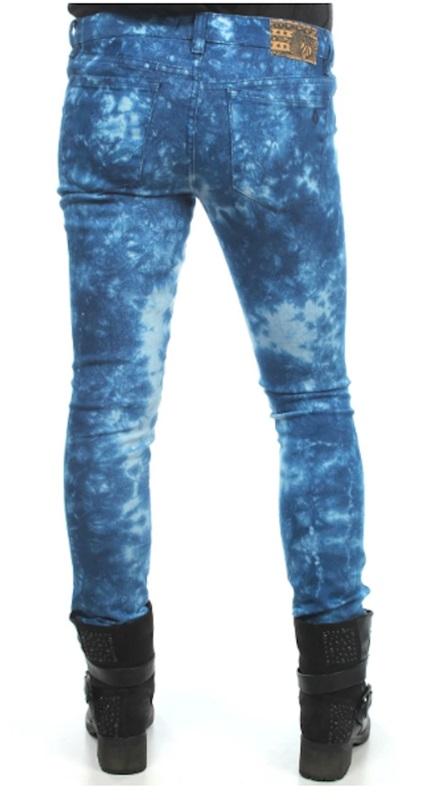 NWOT Volcom 26 Pistol Denim Tie Dye Leggings 112295