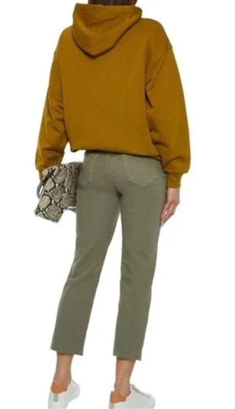 NWOT l'Agence 30 Sada Cropped Slim High Rise Jeans Basil Green 112367