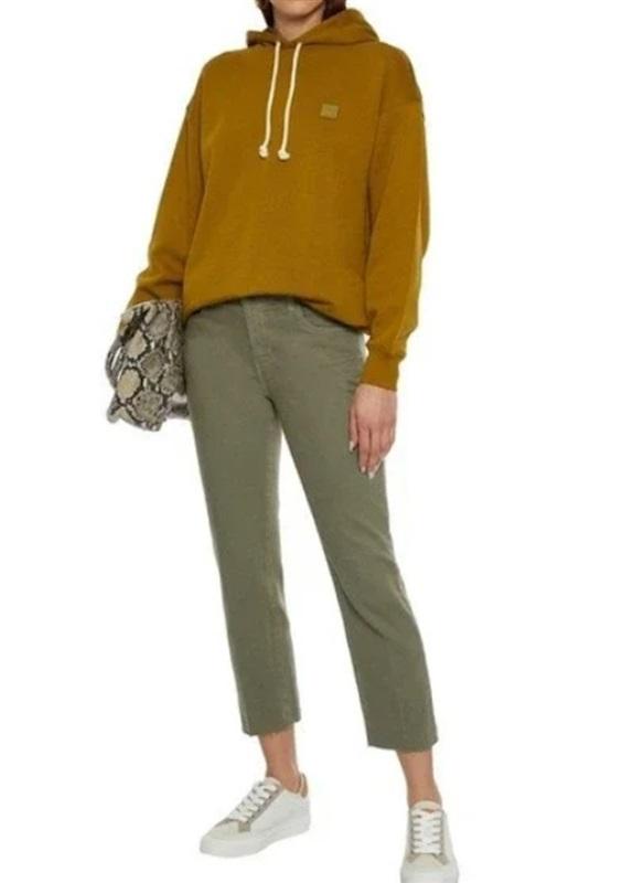 NWOT l'Agence 30 Sada Cropped Slim High Rise Jeans Basil Green 112367