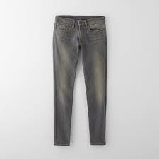 NWOT 6397 Jeans 24 Loose Skinny Skater Gray Denim 112374