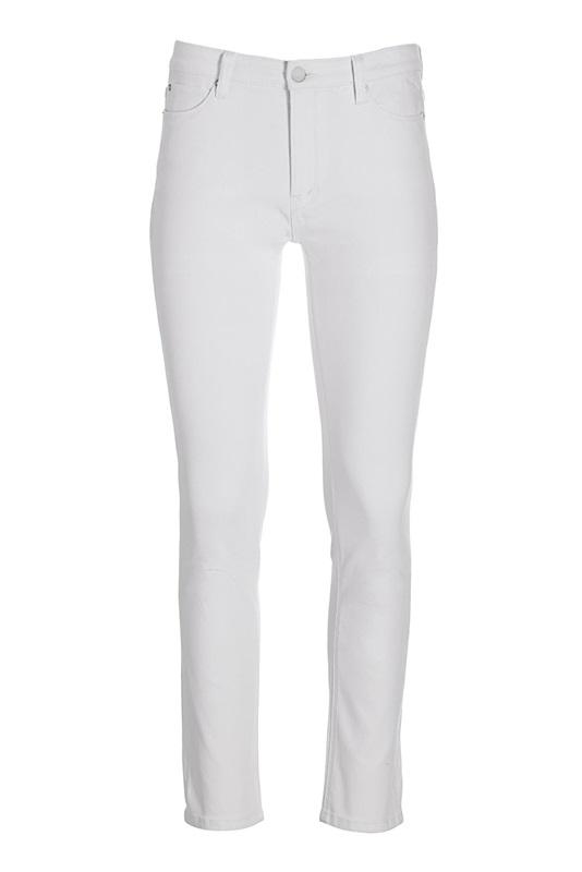 NWOT Boston Proper 27 Lab Ankle White Jeans Raw hem 112381