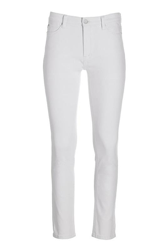 NWOT Boston Proper 27 Lab Ankle White Jeans Raw hem 112381