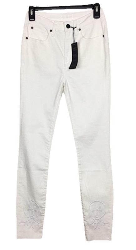 NWOT Hale 31 Piper Sculpted High Waist Skinny Jeans White 112479