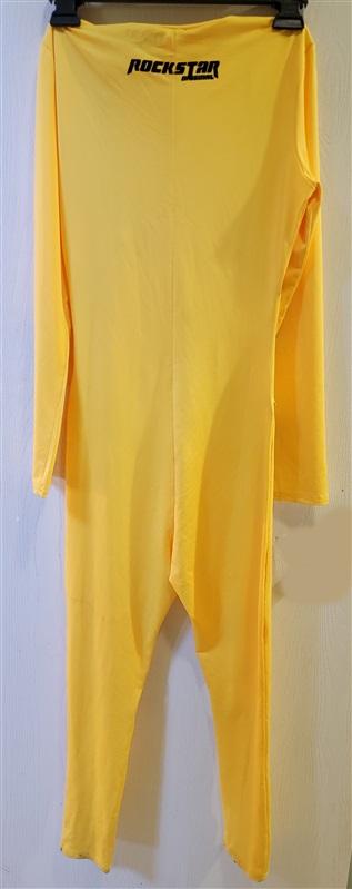 NWOTD Rockstar Original S BELEN 2.0 JUMPSUIT Yellow Black 112512