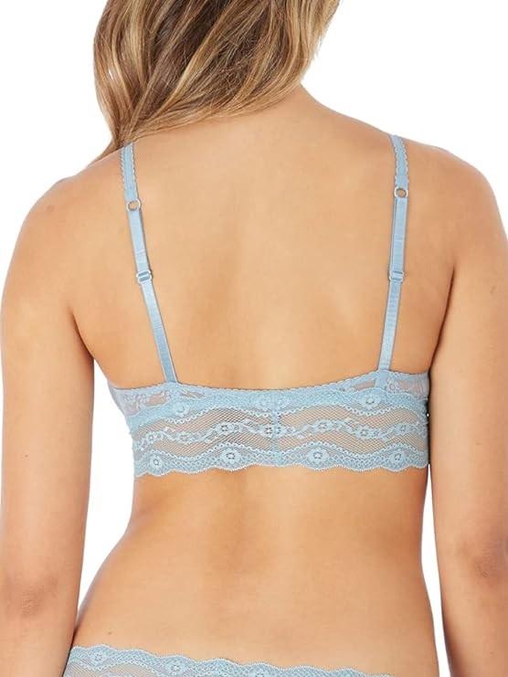 NWOT Wacoal b.tempt'd L 910182 Lace Kiss Blue Bralette 112549
