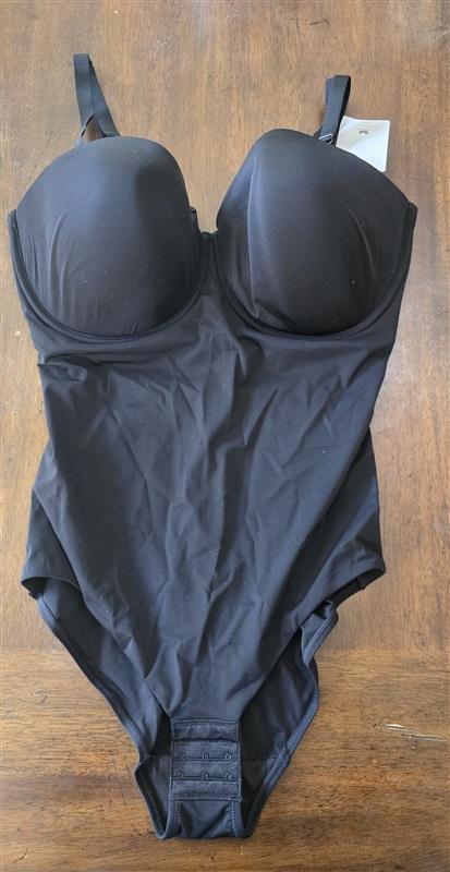 NWT Wacoal 38DD Red Carpet Strapless Shaper Bodybriefer 801219 Black 112597