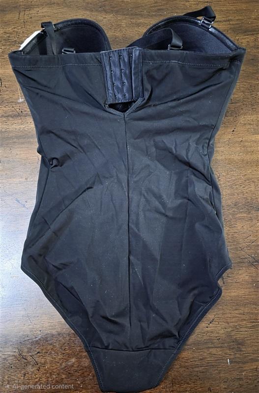 NWT Wacoal 38DD Red Carpet Strapless Shaper Bodybriefer 801219 Black 112597